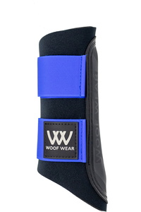 2025 Woof Wear Club Brushing Boot WB0093 - Black / Electric Blue